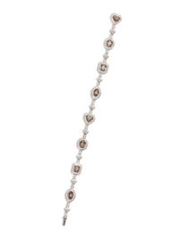 COLORED DIAMOND AND DIAMOND BRACELET