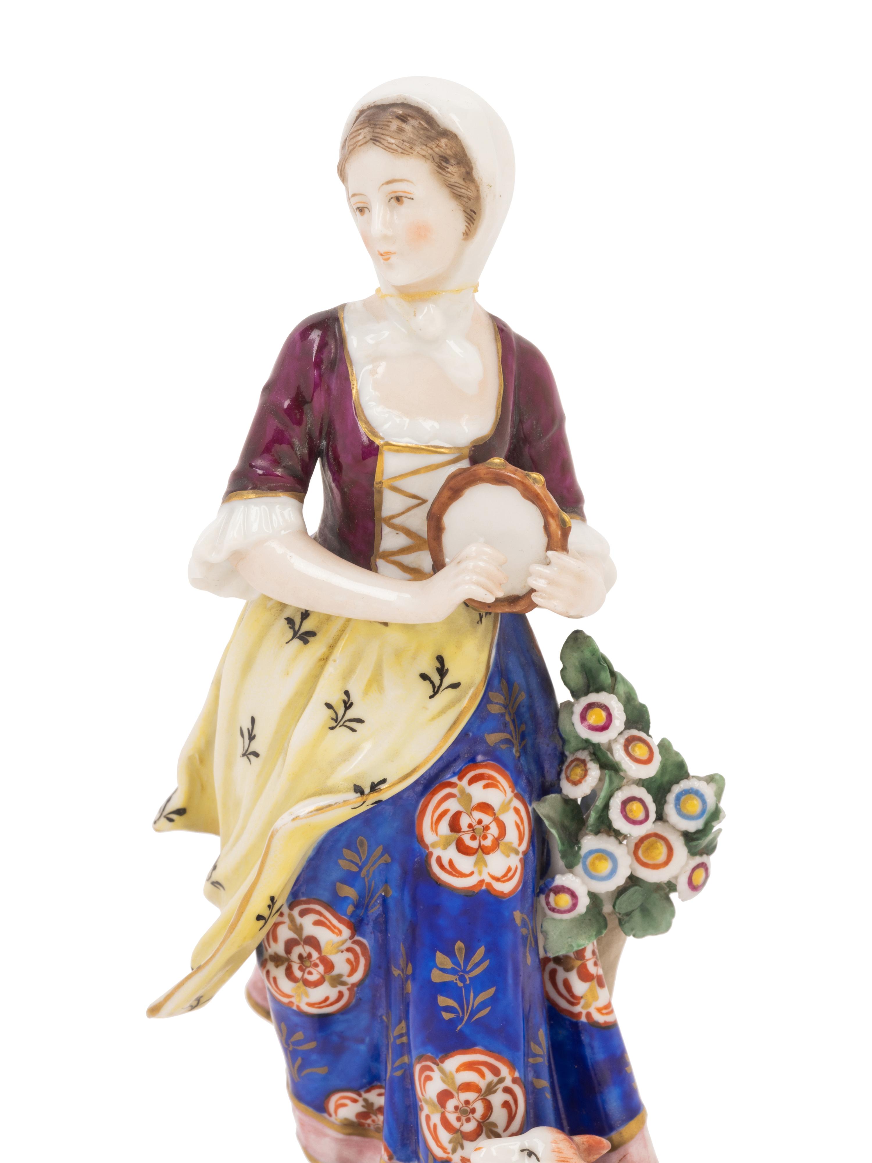 A Chelsea Porcelain Figure