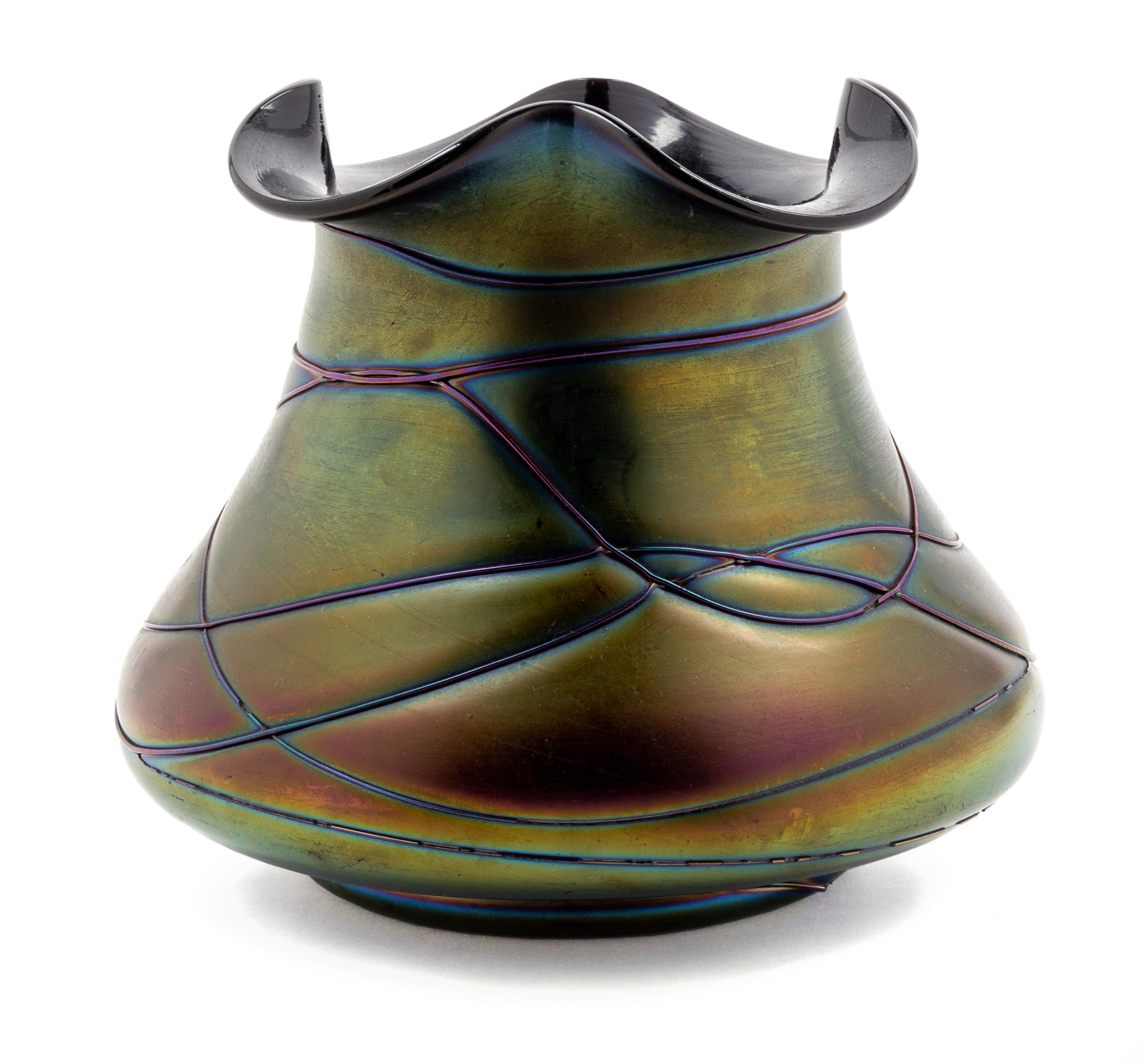 Austrian, Early 20th Century, Threaded Vase