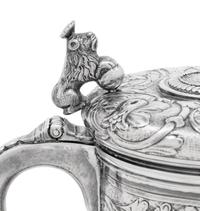 A Scandinavian Style Continental Silver Tankard