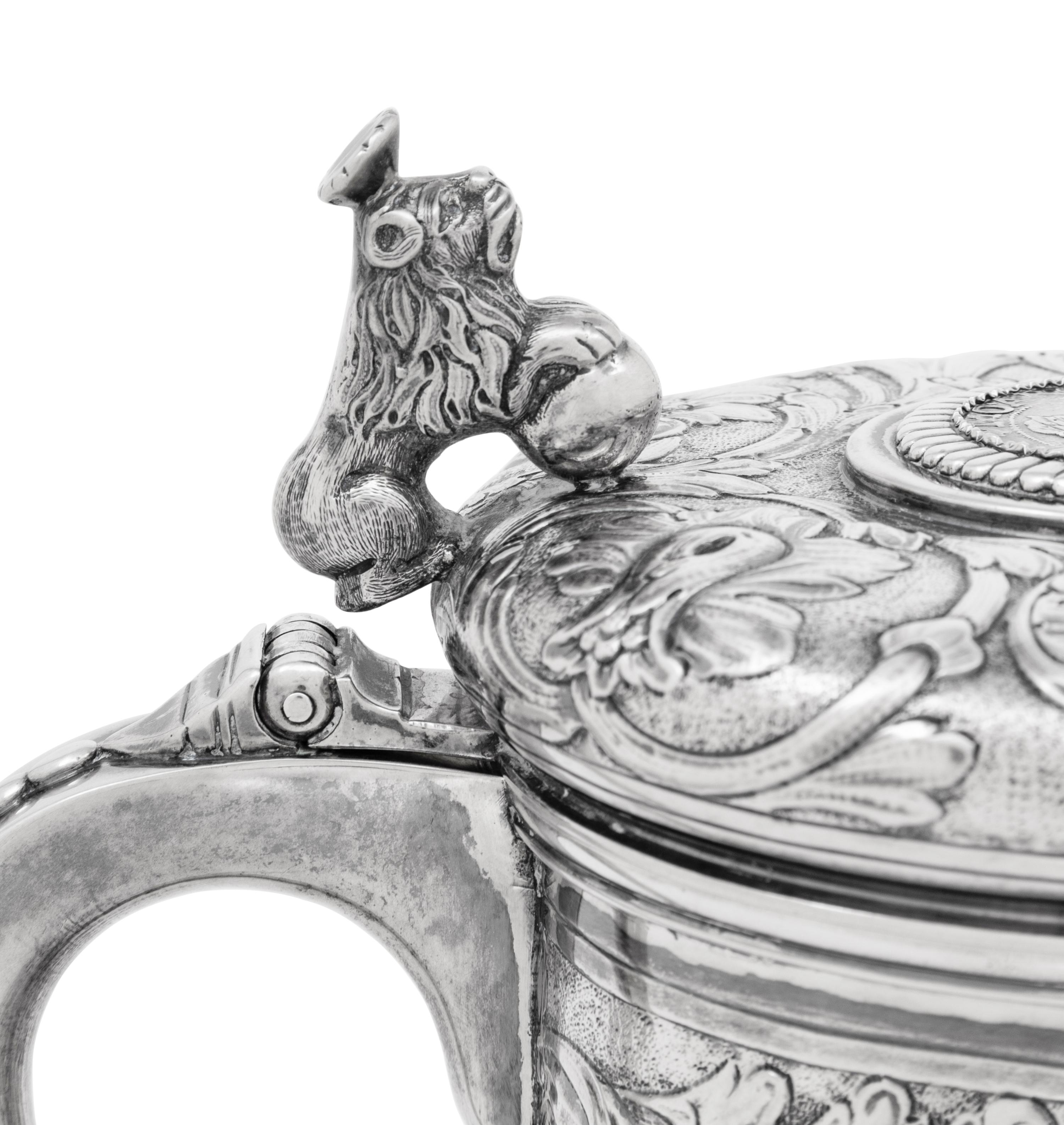 A Scandinavian Style Continental Silver Tankard
