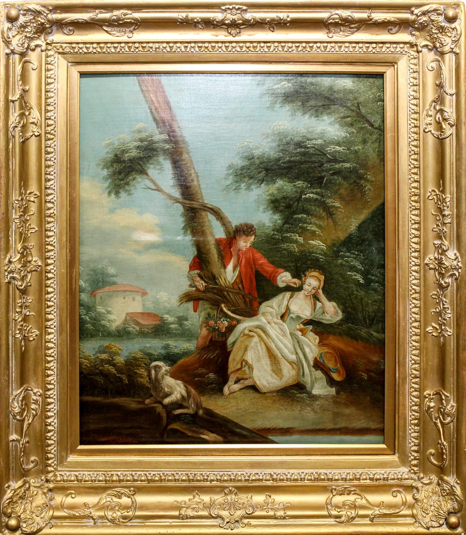 Artist Unknown, (19th/20th century), Courting Couple in Landscape