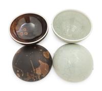 Two Covered Bowls