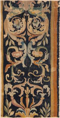 Two Framed Continental Tapestry Fragments