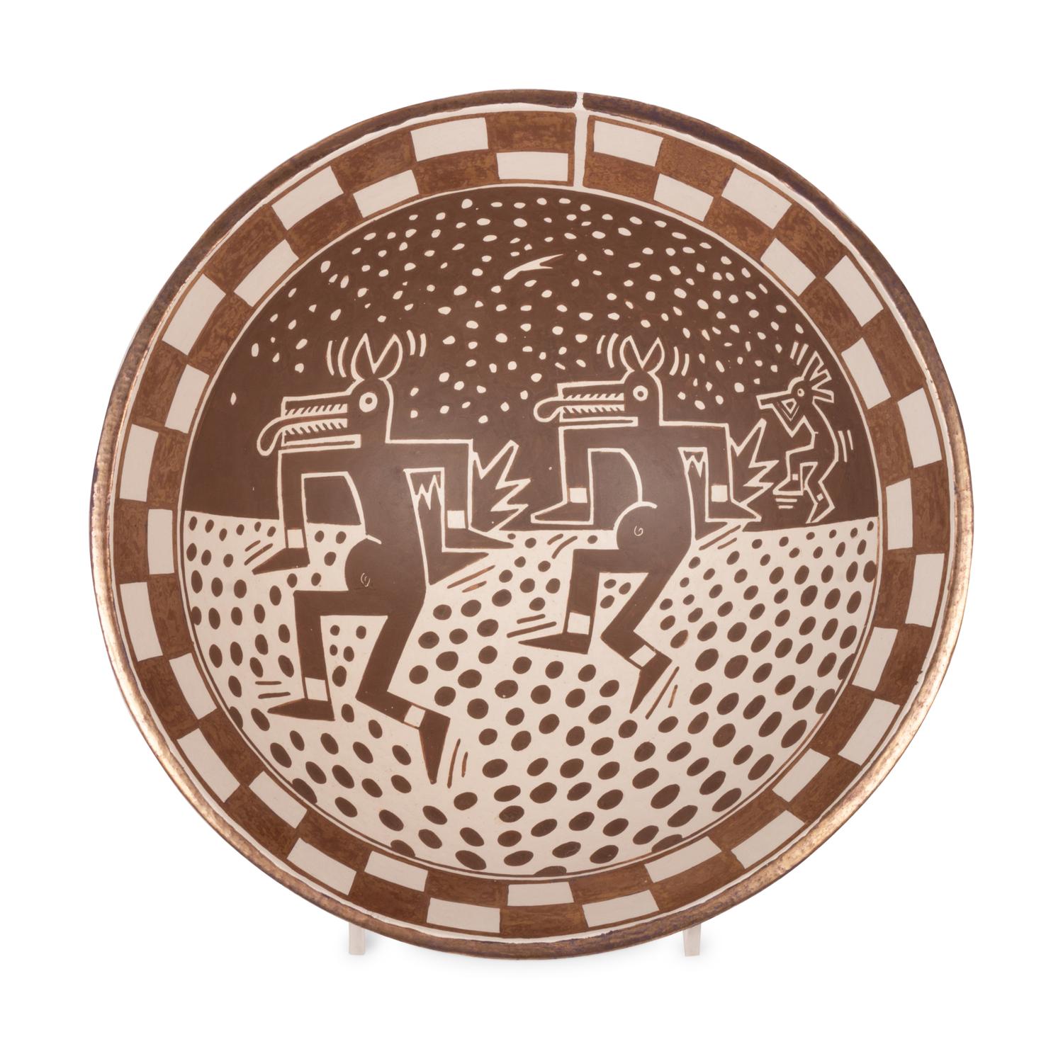 Pottery Bowl, Night Frolic