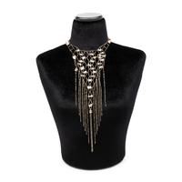 Chanel, Chain Lattice Bib Necklace