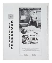[WARHOL, Andy]. 2 original "Press Books" for Andy Warhol films Dracula and Frankenstein.