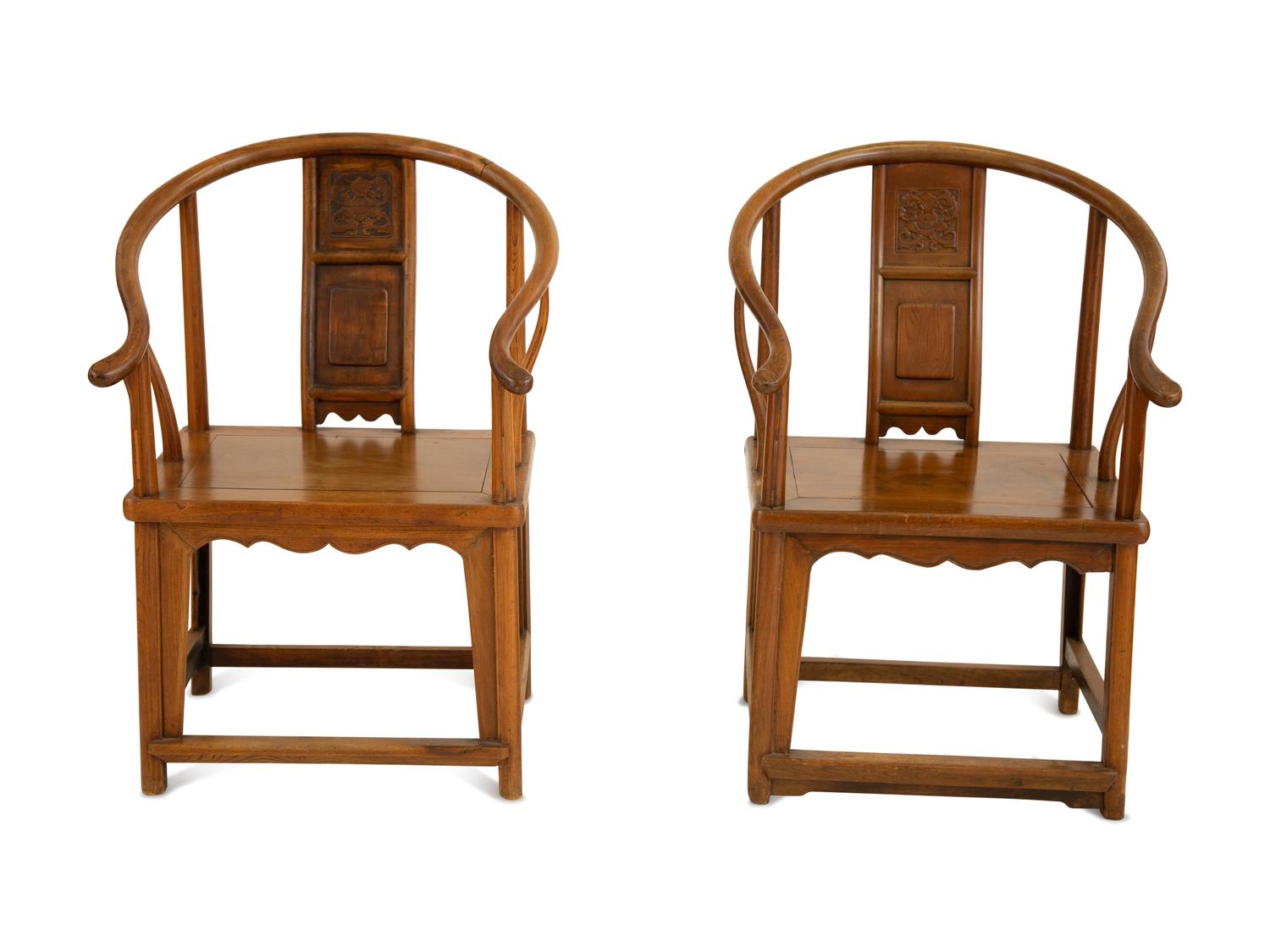 A Pair of Huangahuali Chairs