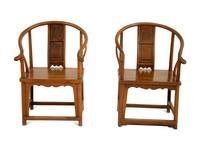A Pair of Huangahuali Chairs