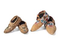 Great Lakes Beaded Hide Moccasins