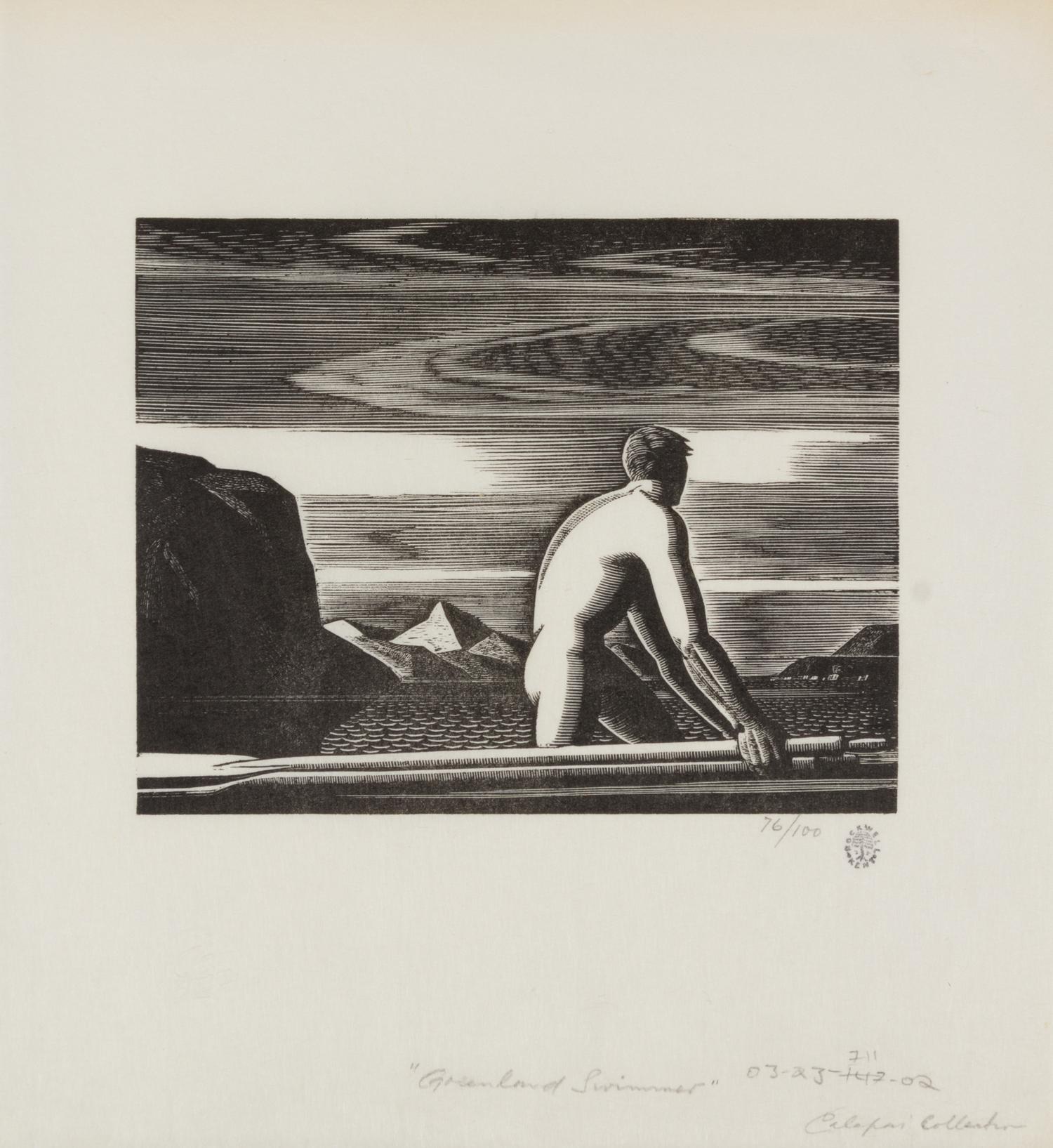 Rockwell Kent, (American, 1882-1971), Untitled (A group of 6 posthumous wood engravings printed by Letterio Calapai)
