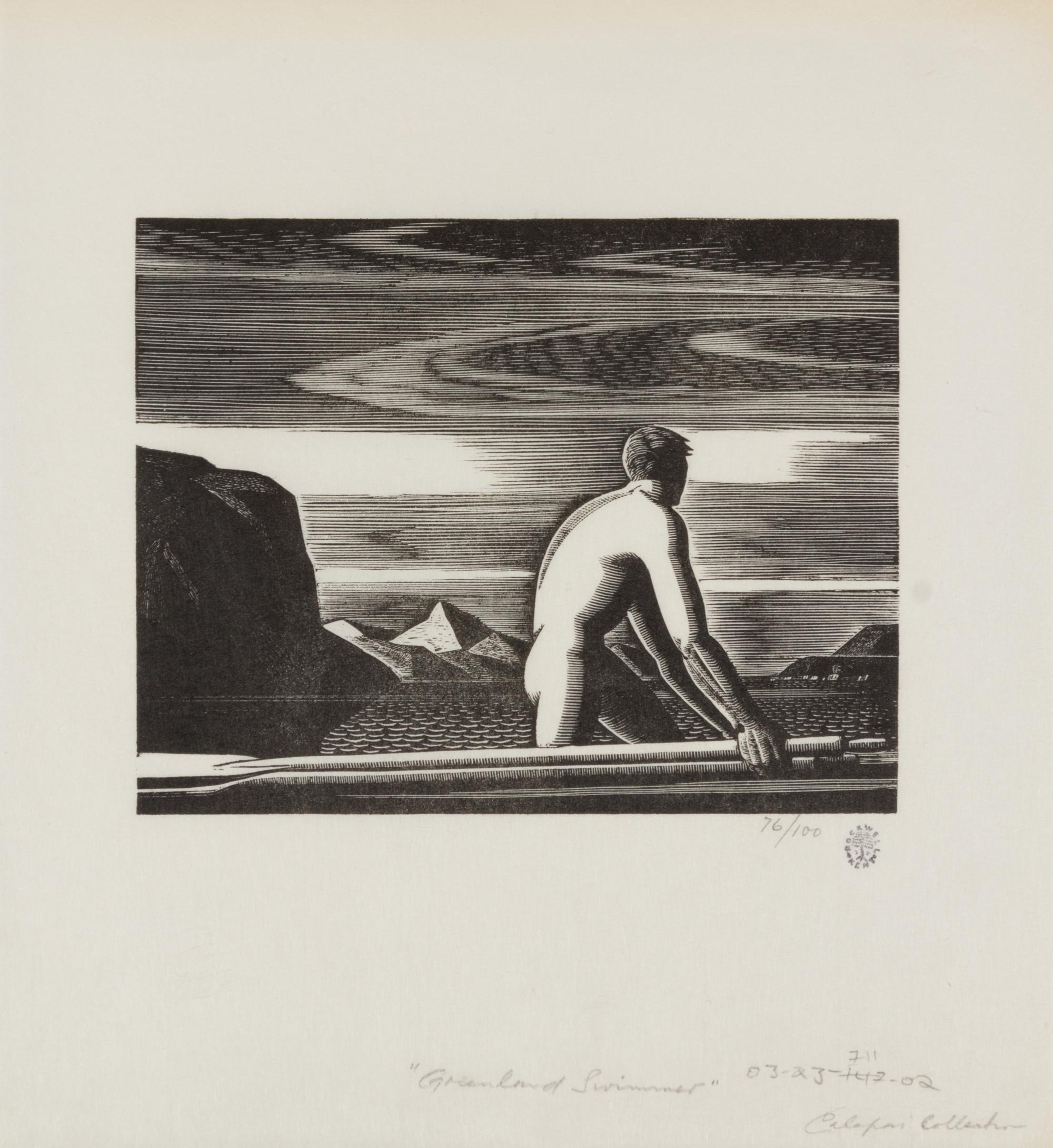 Rockwell Kent, (American, 1882-1971), Untitled (A group of 6 posthumous wood engravings printed by Letterio Calapai)