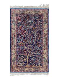 An Isfahan or Kirman Wool Rug