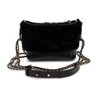 Chanel, Small Gabrielle Bag in Black Shearling