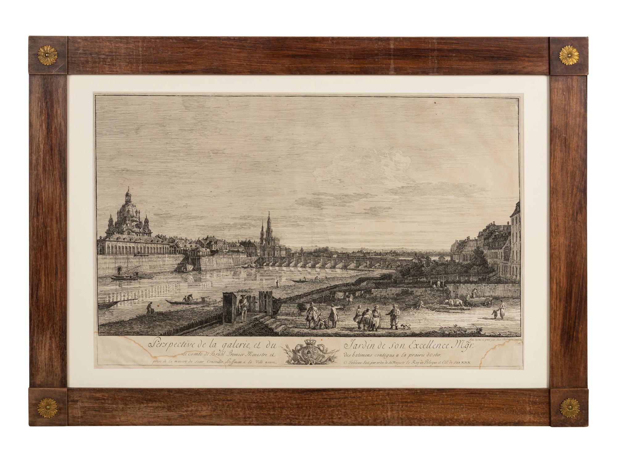 Perspective de la galerie et du Jardin de son Excellence Monseigneur le Comte de Brühl