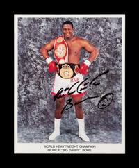 A Group of 10 Heavyweight Boxing Champion Signed Photos,