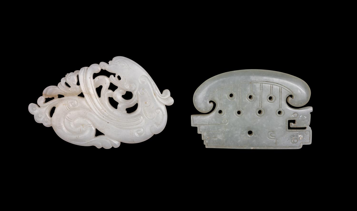 Two Chinese Jade Pendants