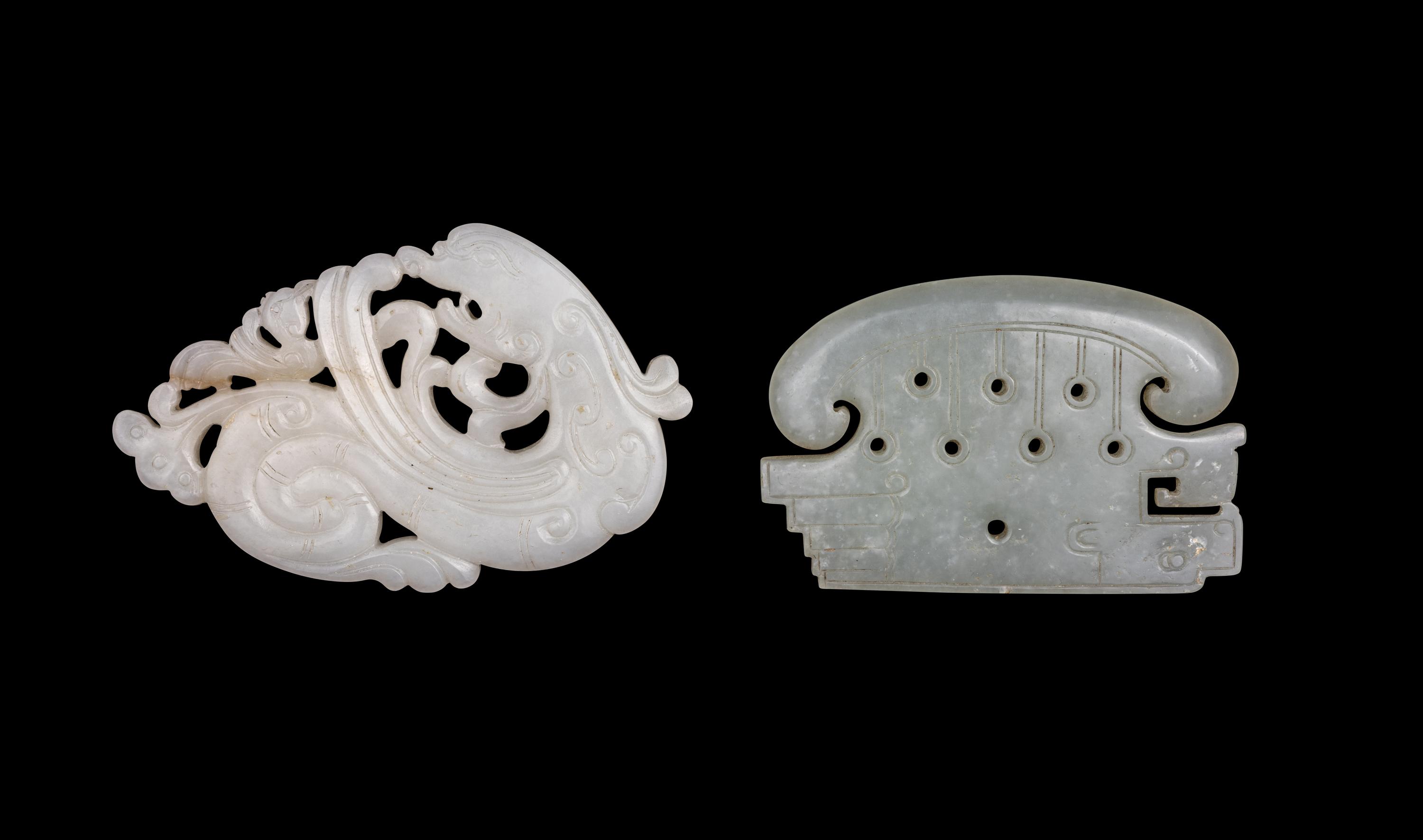 Two Chinese Jade Pendants