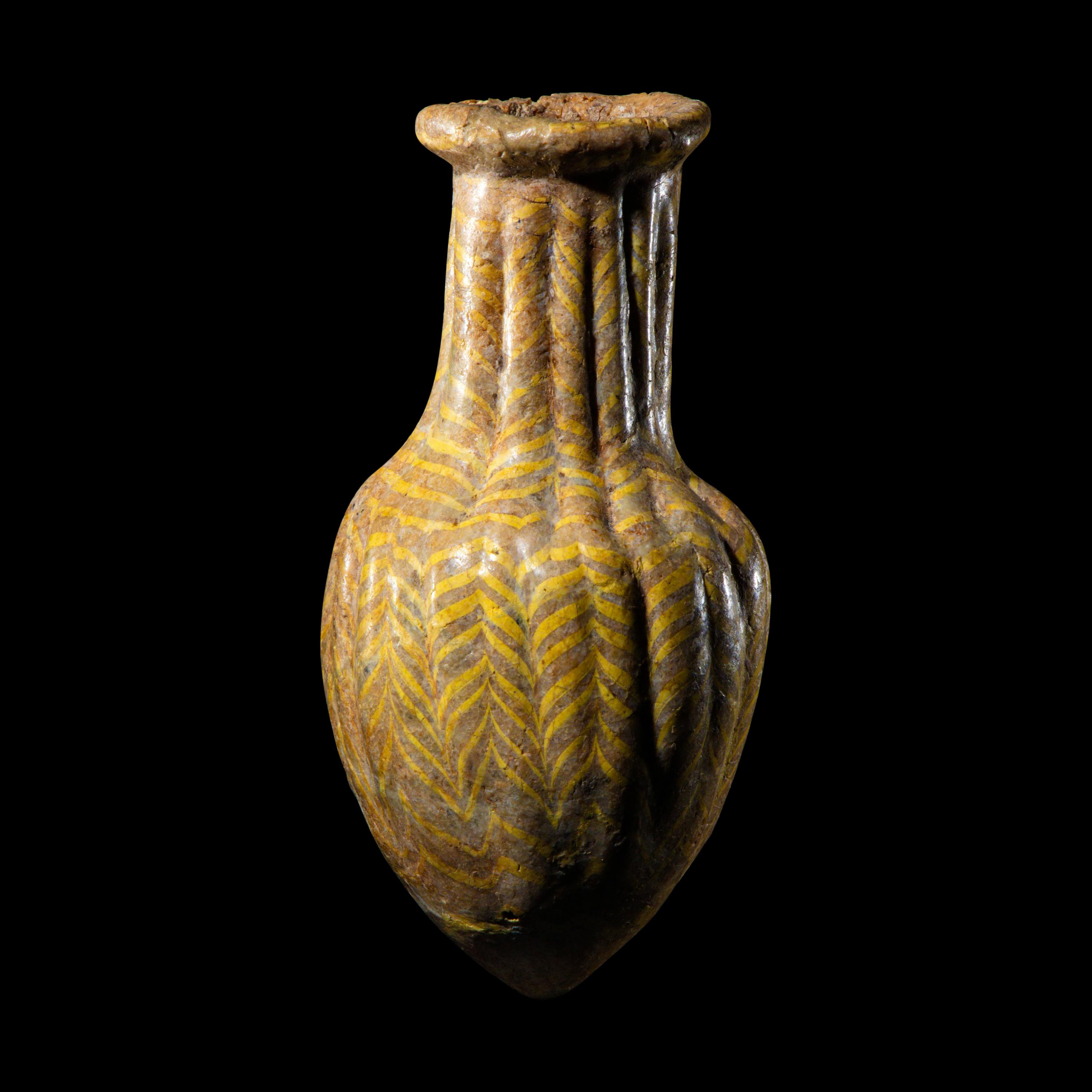 A Mesopotamian Core-Formed Glass Bottle