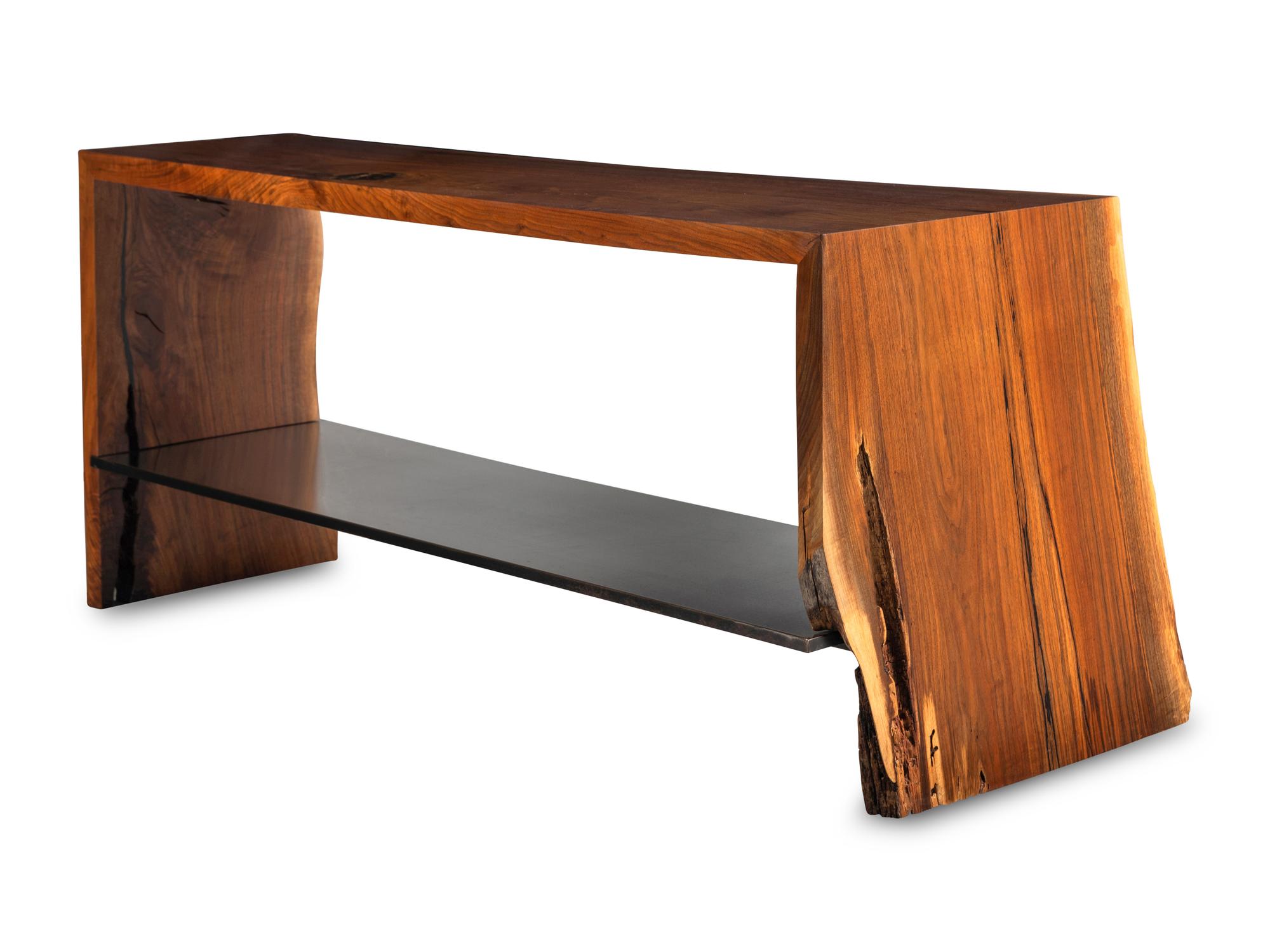A John Houshmand Live Edge Walnut Long Table