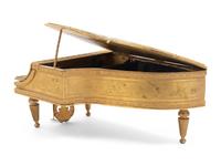 A Viennese Enamel Piano-Form Music Box