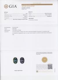 A 14 Karat Yellow Gold, Color Change Sapphire and Diamond Ring, 3.20 dwts.