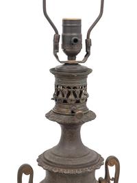 Two Pairs of French Bronze Lamps