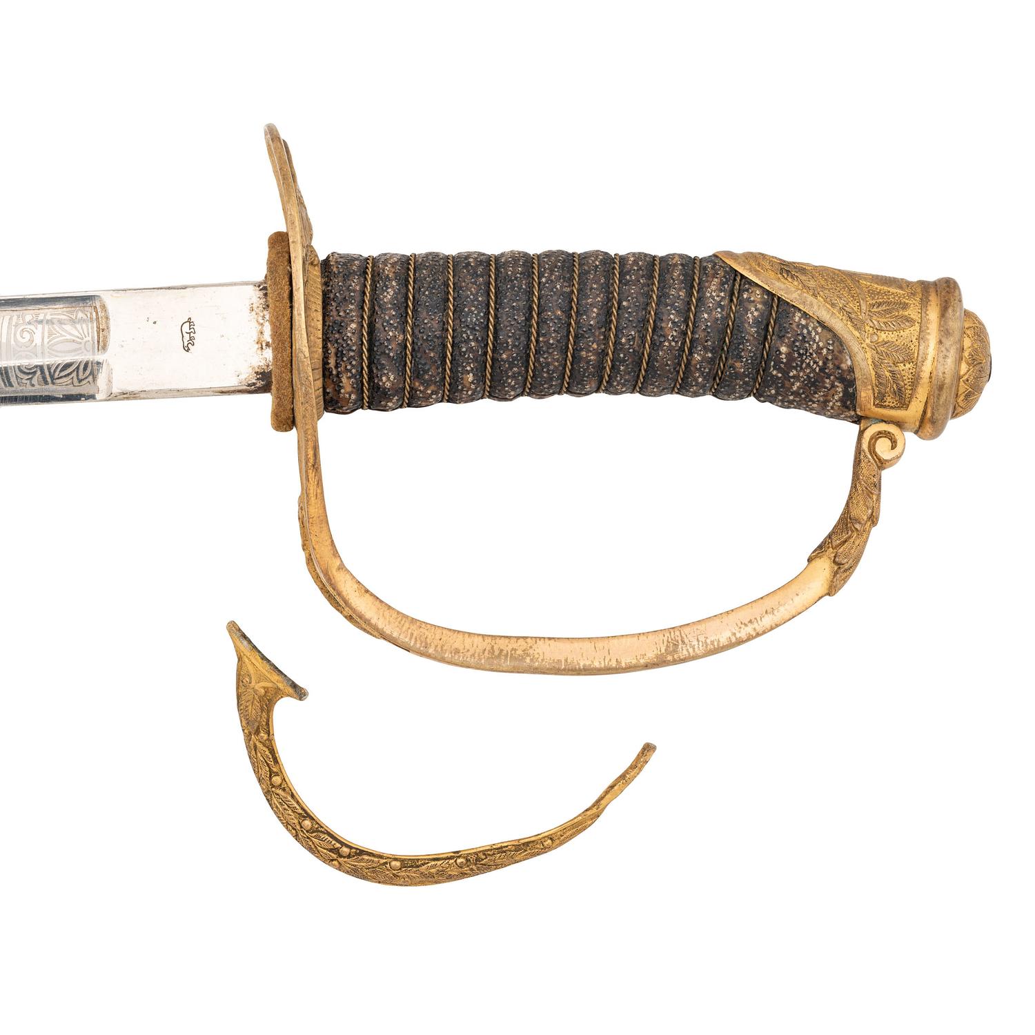 19th Century E.A. Armstrong Mfg. Co. Etched Presentation Sword