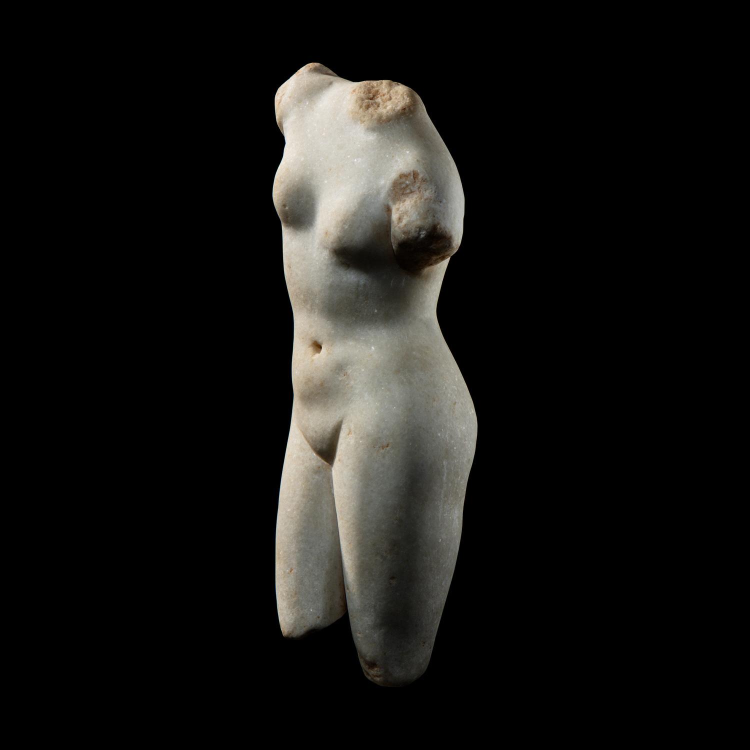 A Greek Marble Torso of Aphrodite Anadyomene
