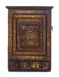 A Pair of Chinese Export Lacquered Cabinets