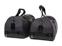 Two Louis Vuitton Néo Éole Damier Graphite Coated Canvas Rolling Travel Bags, 2017