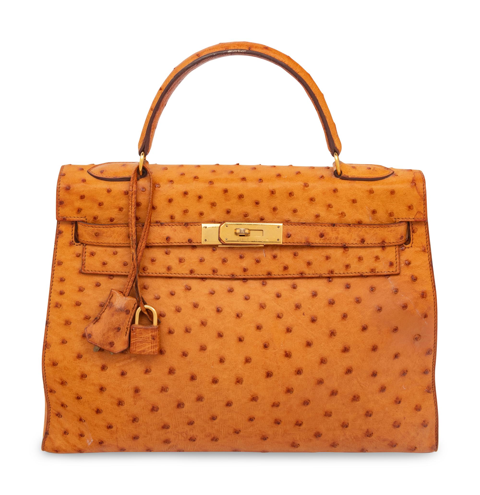 Hermès Ostrich Kelly 32 with Strap