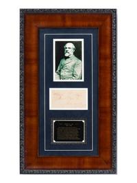 [CIVIL WAR]. LEE, Robert E. (1807-1870). Autograph free frank ("R.E. Lee"), as Lieutenant ("Lt."). Washington City, 16 December n.d.