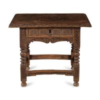 An Italian Walnut Side Table