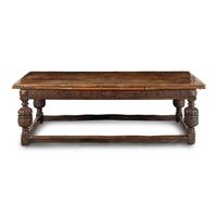A Jacobean Carved Oak Refectory Table