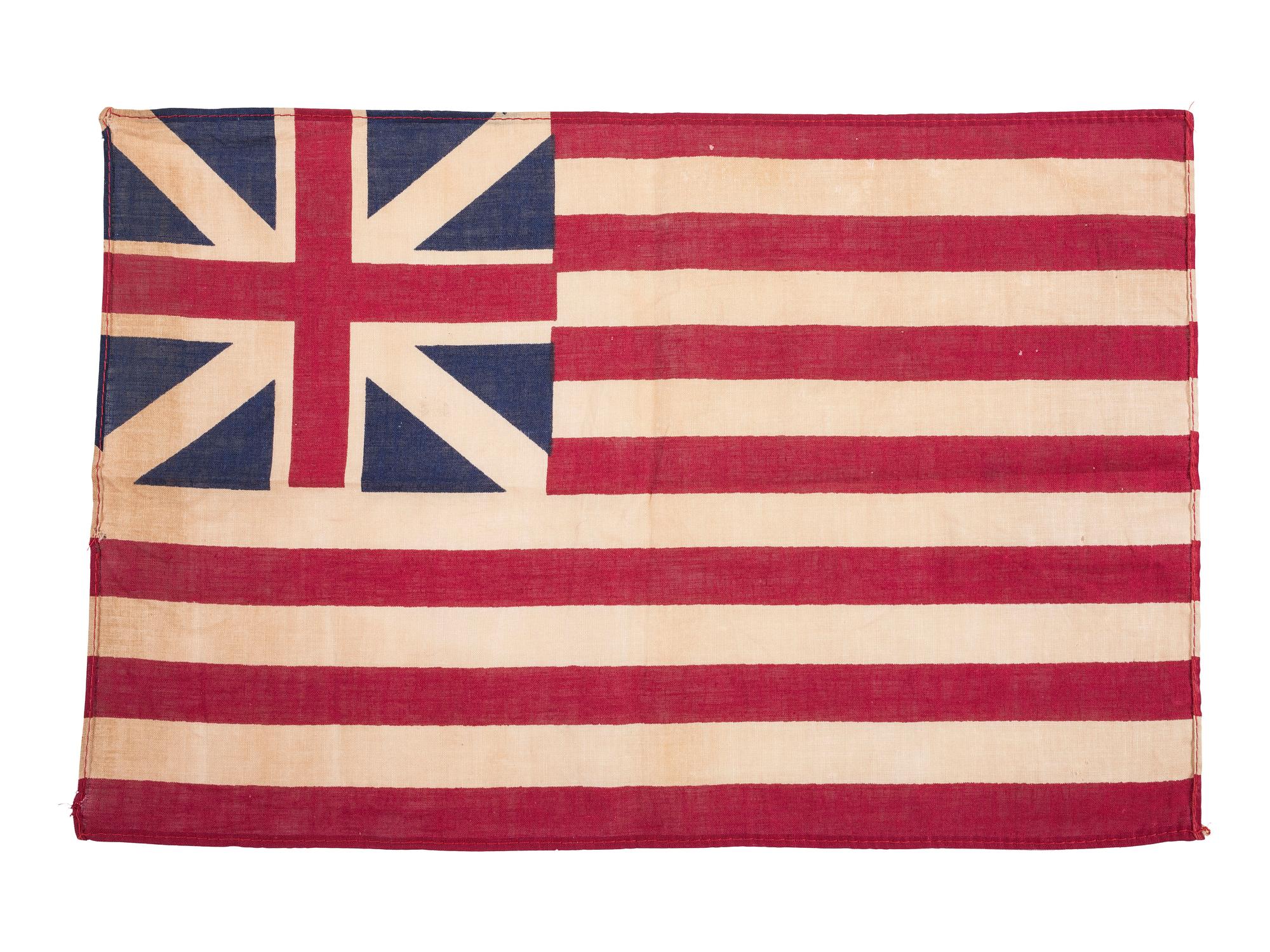 [FLAGS]. American Grand Union Flag or Continental Colors. Ca mid-to-late 20th century.