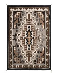 Navajo Two Grey Hills Weaving / Rug