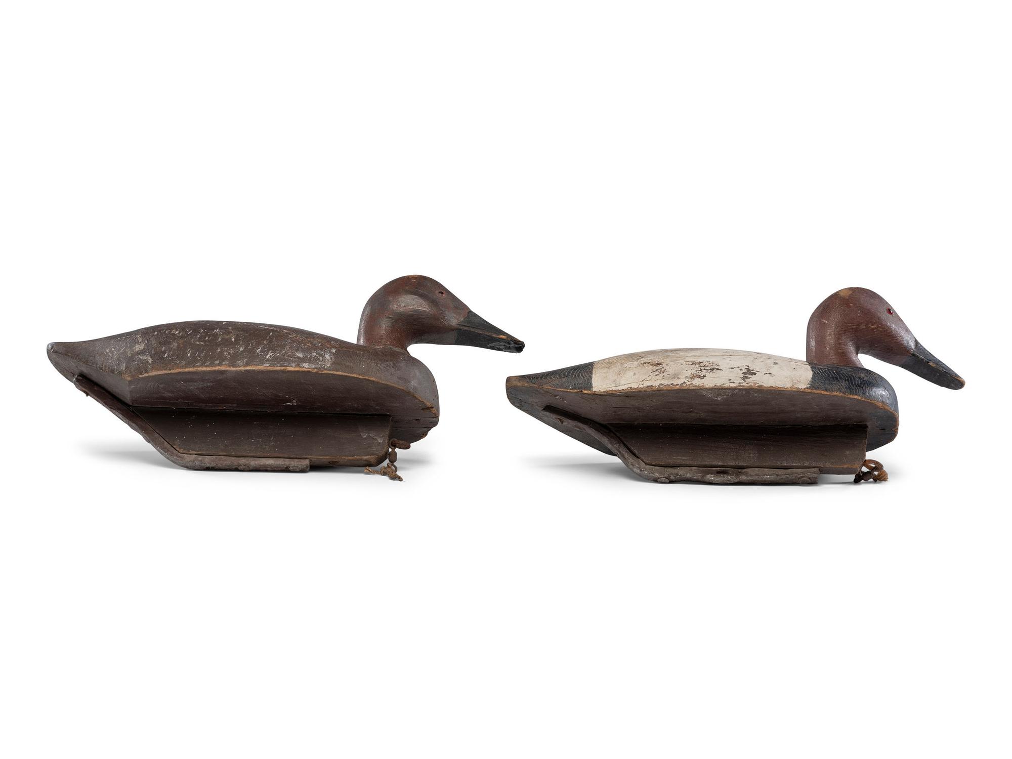 Four Carved and Painted Wood Duck Decoys