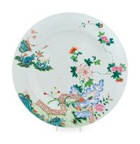 A Large Chinese Export Famille Rose Porcelain Charger