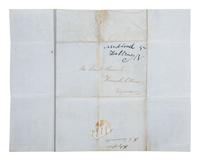 [ENSLAVEMENT & ABOLITION]. Letter from a Virginia enslaver describing the management of a plantation and its enslaved labor. N.p. [Virginia], 15 February 1852.