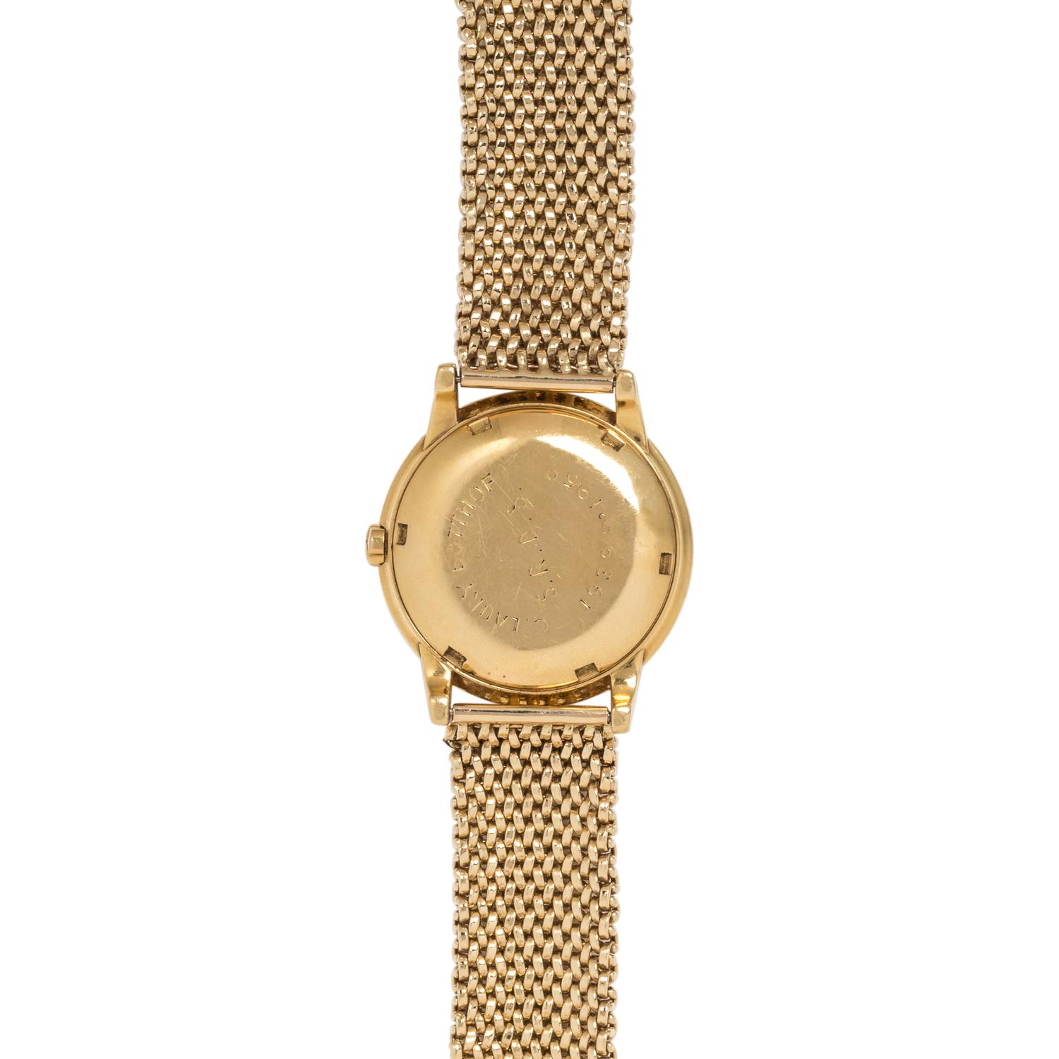 PATEK PHILIPPE, REF. 2552 YELLOW GOLD 'CALATRAVA' WRISTWATCH