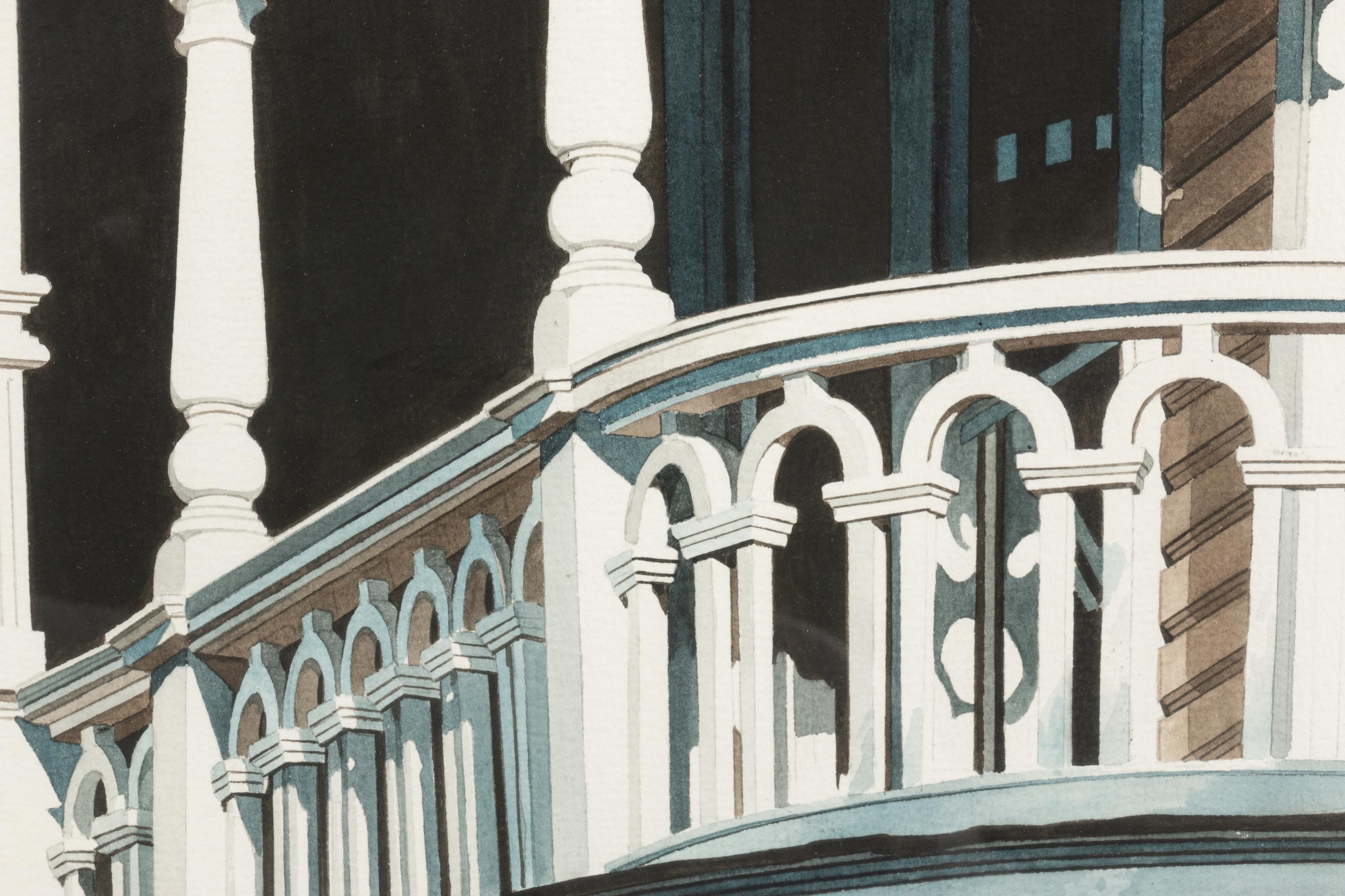 House on Washington- White Porch