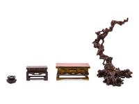 Four Chinese Hardwood Stands
