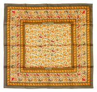 An Hermes Silk Scarf, 35 x 35 inches.