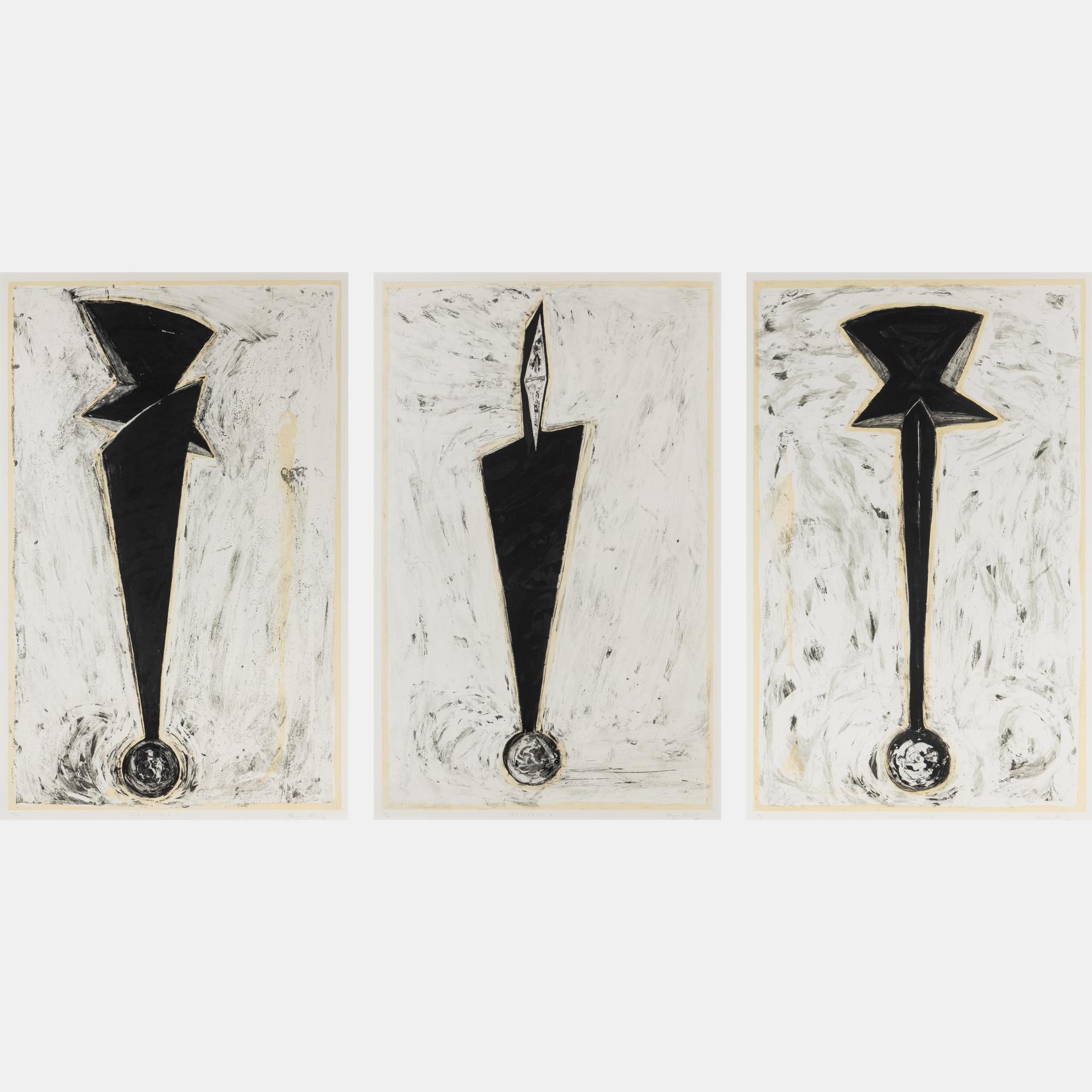 Navigator I, Navigator II, and Navigator III (a group of three works), 1988
