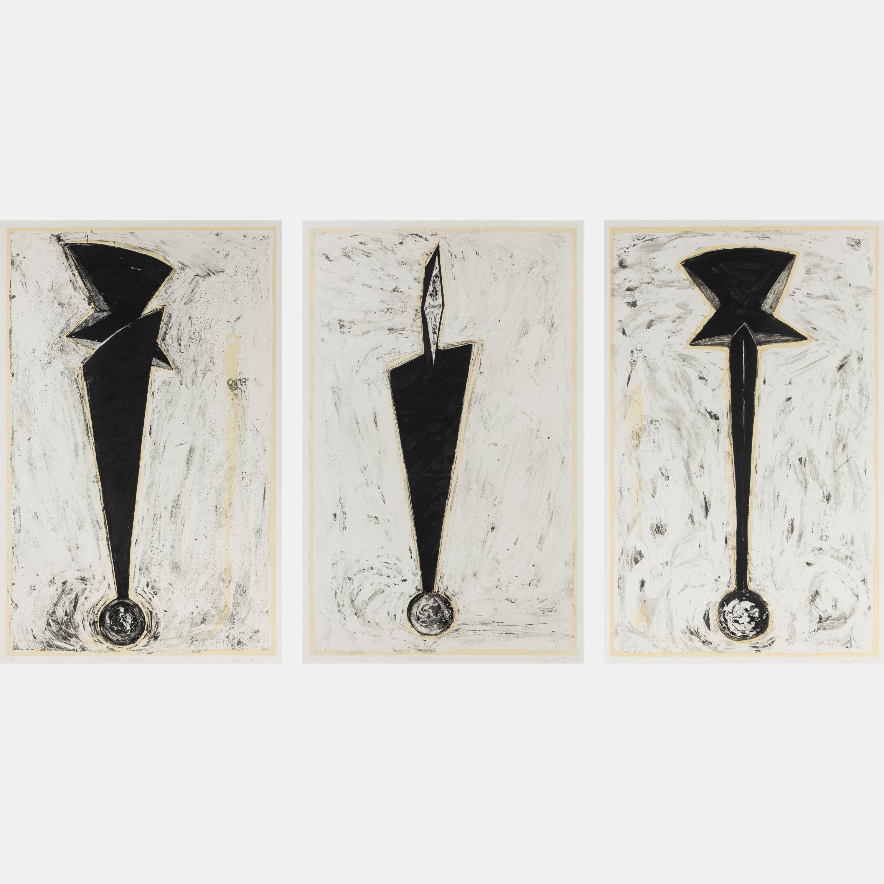 Navigator I, Navigator II, and Navigator III (a group of three works), 1988