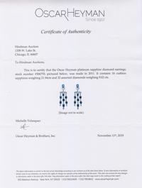 Oscar Heyman & Brothers, Sapphire and Diamond Earclips