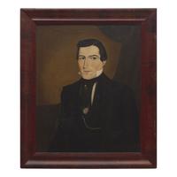 American School 19th Century, A Portrait of a Man