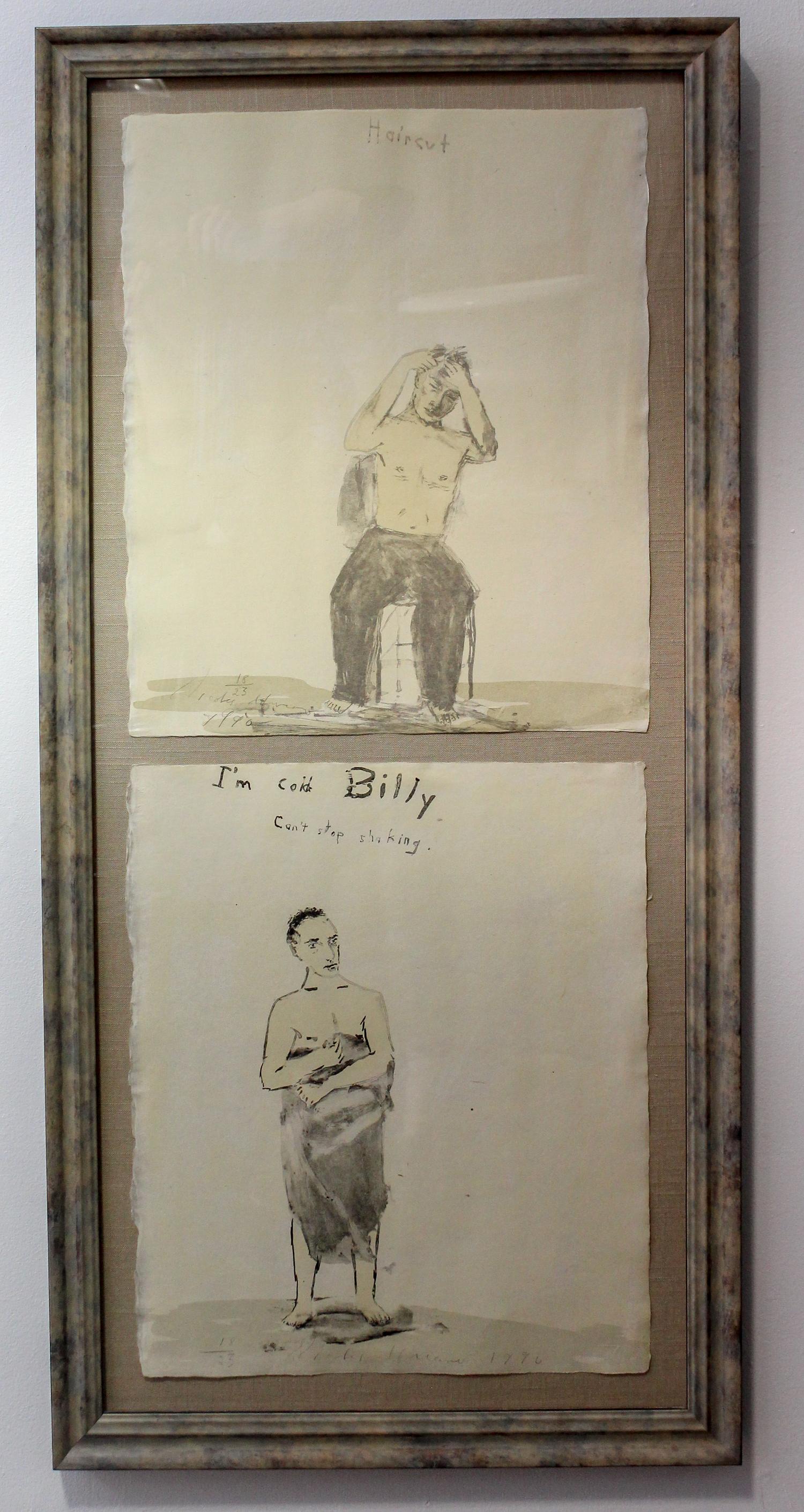 Nicolas Africano, (American, b. 1948), Haircut and I'm Cold Billy, 1990