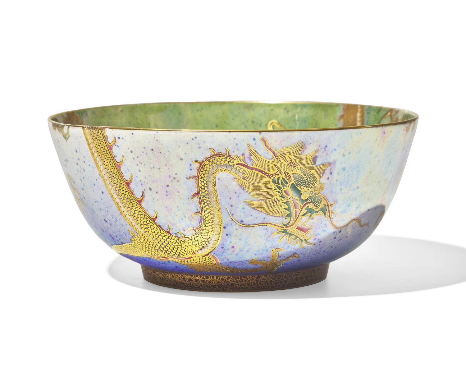 A Wedgwood Lustreware 'Dragon' Bowl